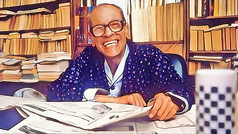صورة الكاتب المصري نجيب محفوظ الحائز على نوبل - رائد الرواية العربية الحديثة