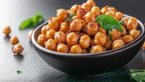 عشاء صحي: وعاء البروتين النباتي بالحمص المحمص