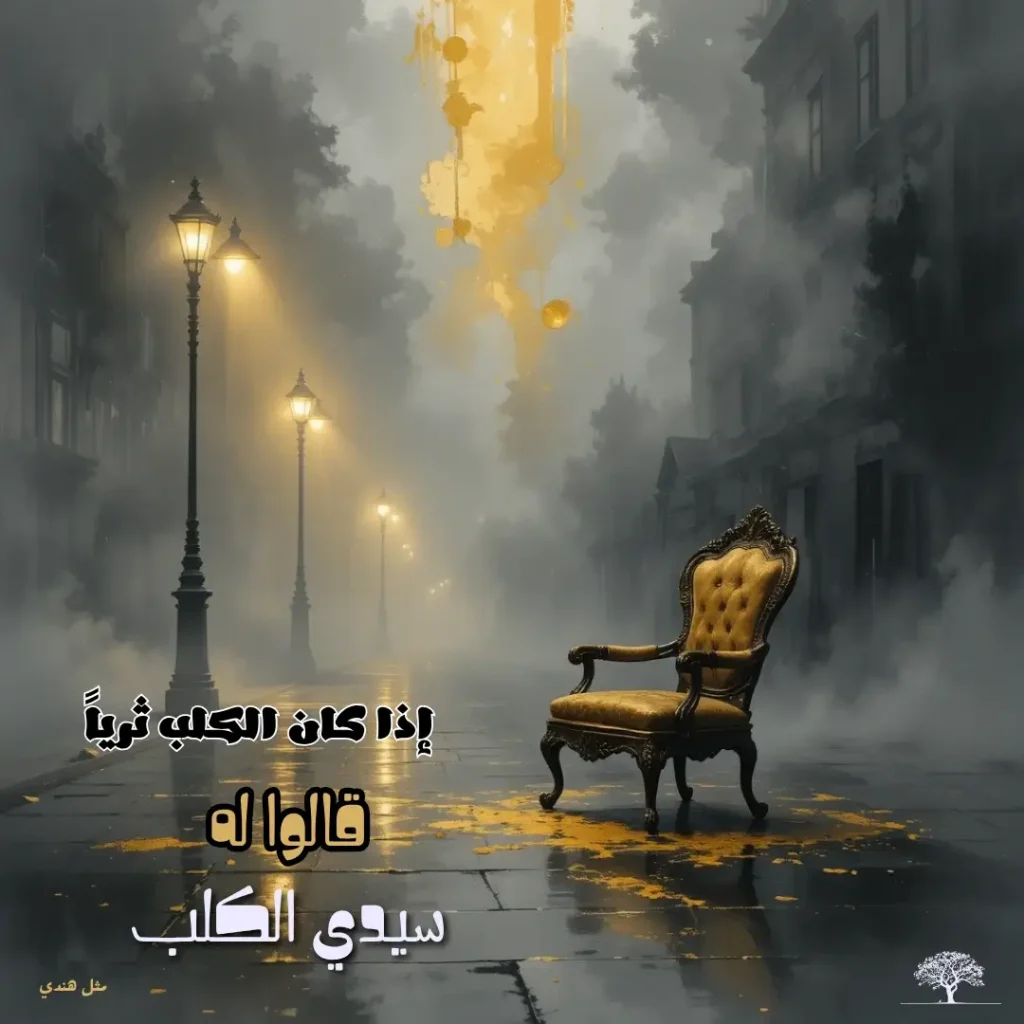 طلاء ذهبي من الأعلى، يرمز إلى السُلطة والمال.