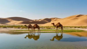 الواحات: إدارة المياه