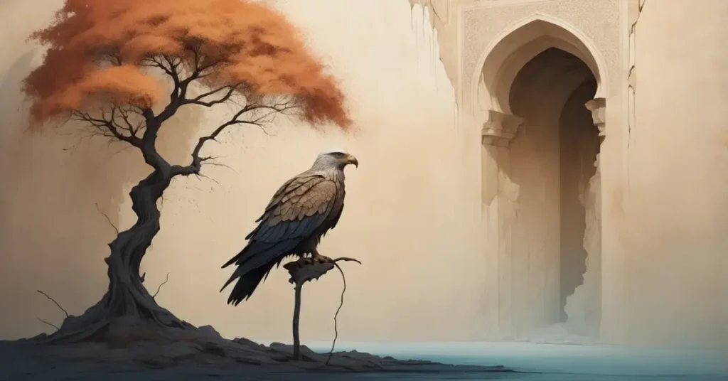 صورة تعكس تحولات العالم من خلال رمز يعبر عن القوة والضعف