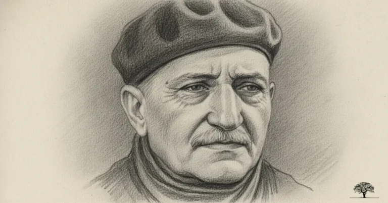 رسم بالقلم الرصاص للكاتب والمفكر المصري عباس محمود العقاد، يعكس عمق فكره وجديته.