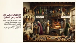 تطور أدوات المطبخ: العصور الوسطى