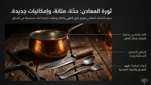 تطور أدوات المطبخ: العصر البرونزي والحديدي