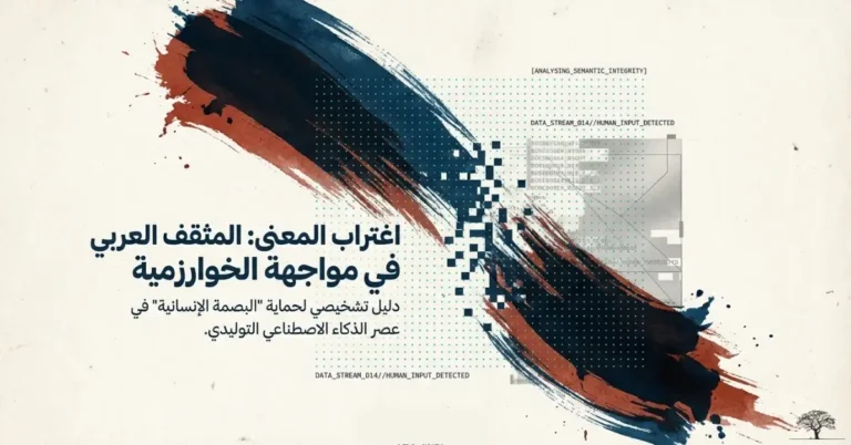 اغتراب المعنى: هل يبتلع الذكاء الاصطناعي “بصمة” المثقف العربي؟