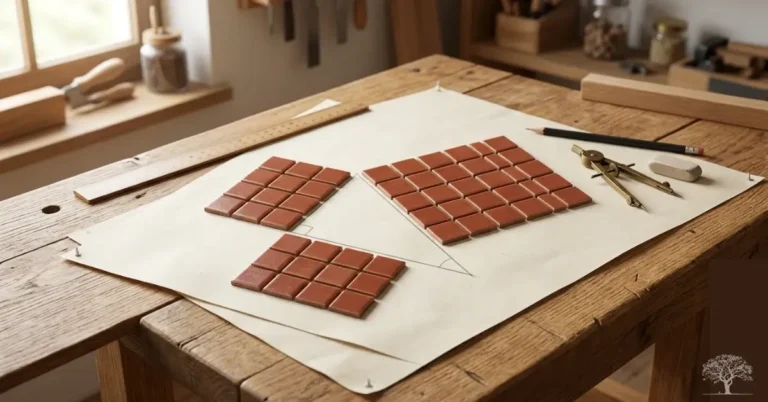 رسم هندسي يوضح مربعات على أضلاع مثلث قائم الزاوية لتفسير نظرية فيثاغورس بطريقة بصرية مبسطة