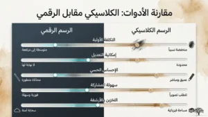 لماذا يختار كثيرون الرسم الرقمي اليوم؟