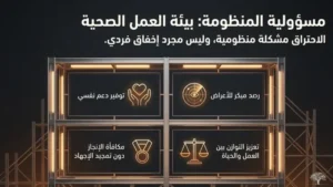 الصحة النفسية في العمل: مسؤولية مشتركة