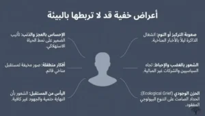 الأعراض التي قد لا تربطها بالبيئة
