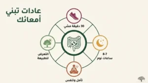 عادات تدعم صحة الأمعاء