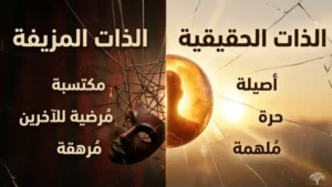 الذات الحقيقية مقابل الذات المزيفة