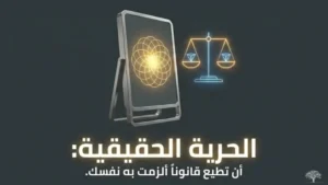 أن تطيع قانونًا فرضتَه على نفسك