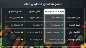 طرق الطهي الصحية: الفروقات الأساسية