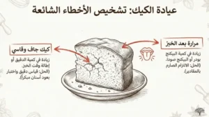 أسرار المطبخ: لماذا يكون الكيك جافًا وقاسيًا؟