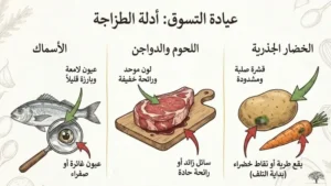 اختيار المكونات الطازجة