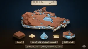 المساحة الكلية