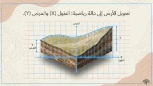 الأسس الرياضية لحساب المساحات غير المنتظمة