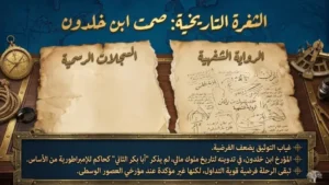غياب أبوبكر الثاني من تاريخ ابن خلدون