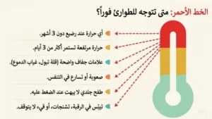 متى تستشير الطبيب فورًا؟