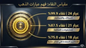 الاستثمار في الذهب: العيار