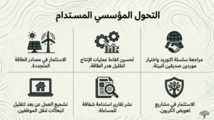 البصمة الكربونية: على مستوى المؤسسات