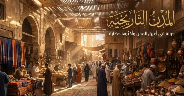 سوق تاريخي عريق بأزقته الحجرية وأقواسه التراثية ومحلاته التقليدية التي تعكس أصالة المدن التاريخية وحضارتها.