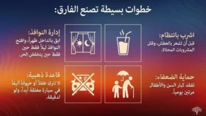 كيف نتكيف مع القبة الحرارية ونحمي أنفسنا؟